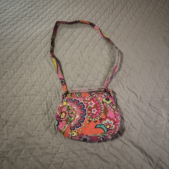 Vera Bradley Pink Swirls Crossbody Bag - Picture 3 of 7